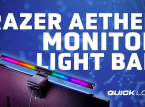 La barra luminosa del monitor Razer Aether porta ancora più RGB alla tua configurazione