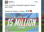 Overwatch festeggia oltre 15 milioni di giocatori