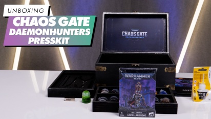 Warhammer 40,000: Chaos Gate - Daemonhunters - Press Kit Unboxing